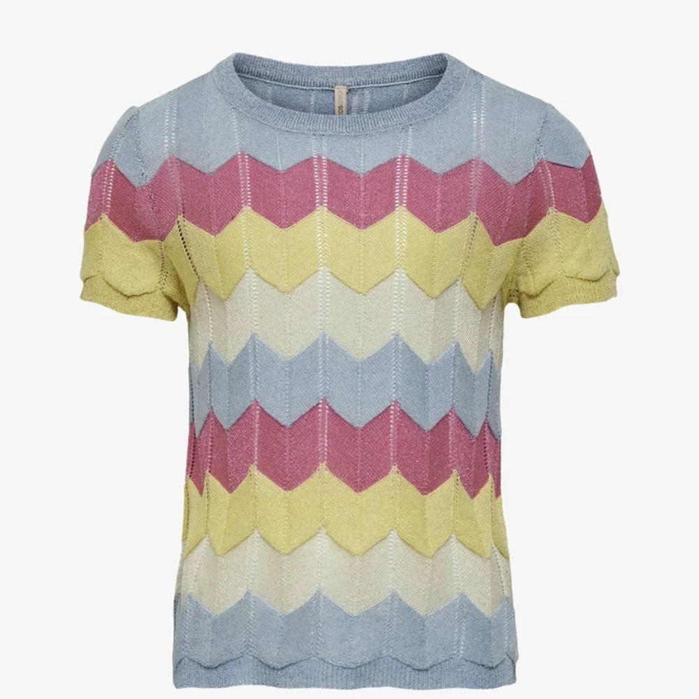 Kids ONLY ZICK-ZACK Print Top